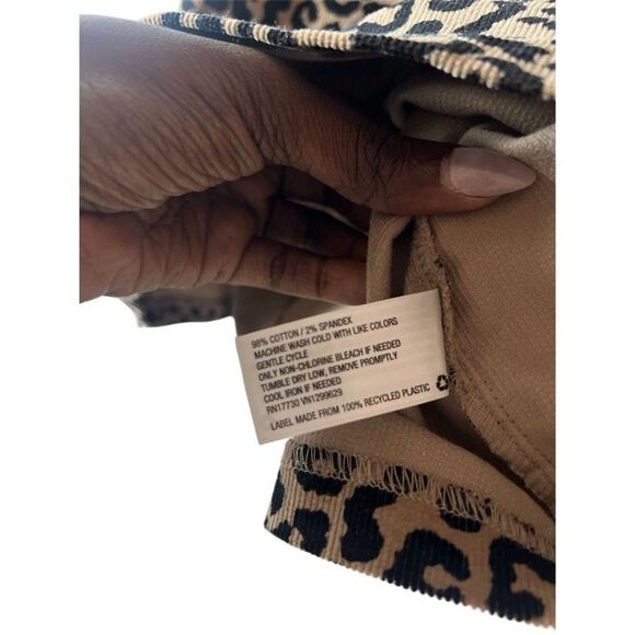 Wild Fable Women's XS Leopard Print Mini Dress Corduroy Casual Y2K Mob Wife - Picture 5 of 8